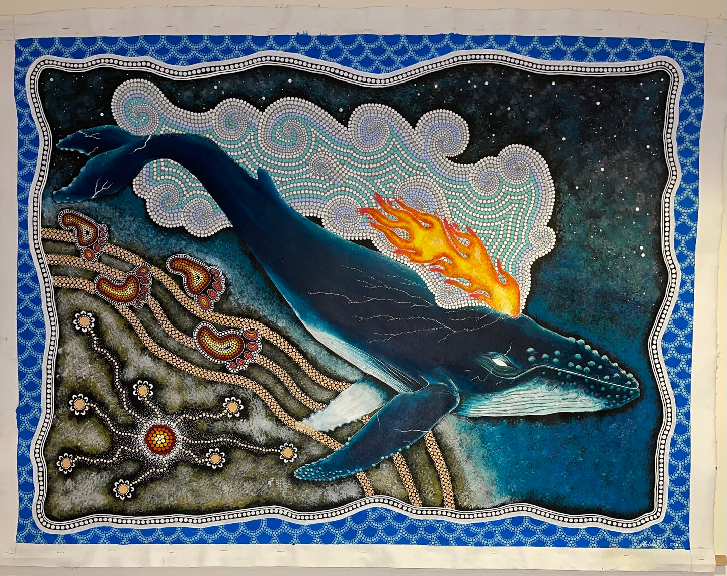 Gerard Breed Artwork - Joshua Leigh Abdulla - Kondoli and the Fire of the Stars