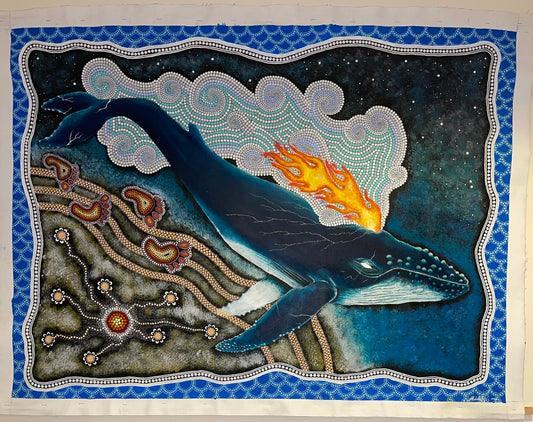 Gerard Breed Artwork - Joshua Leigh Abdulla - Kondoli and the Fire of the Stars