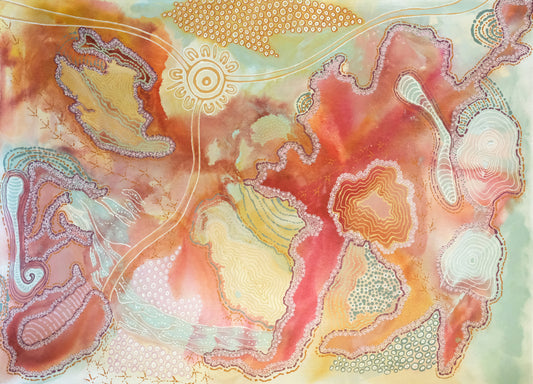 Jenna and Vera Richards - Two Sisters Dreaming - Goodharra Barlarri Yangooroo